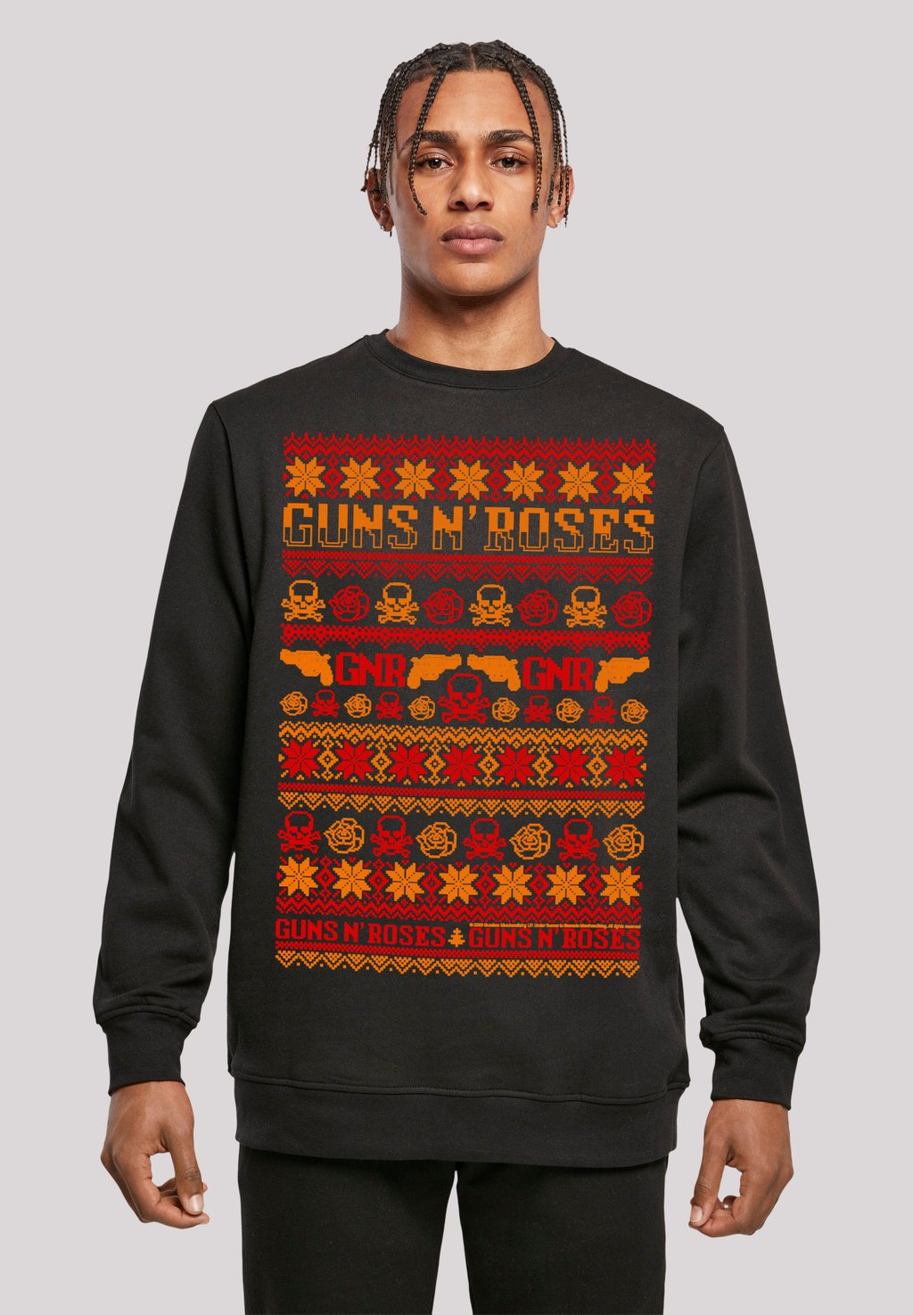 

Толстовка GUNS N' ROSES WEIHNACHTEN F4NT4STIC, черный