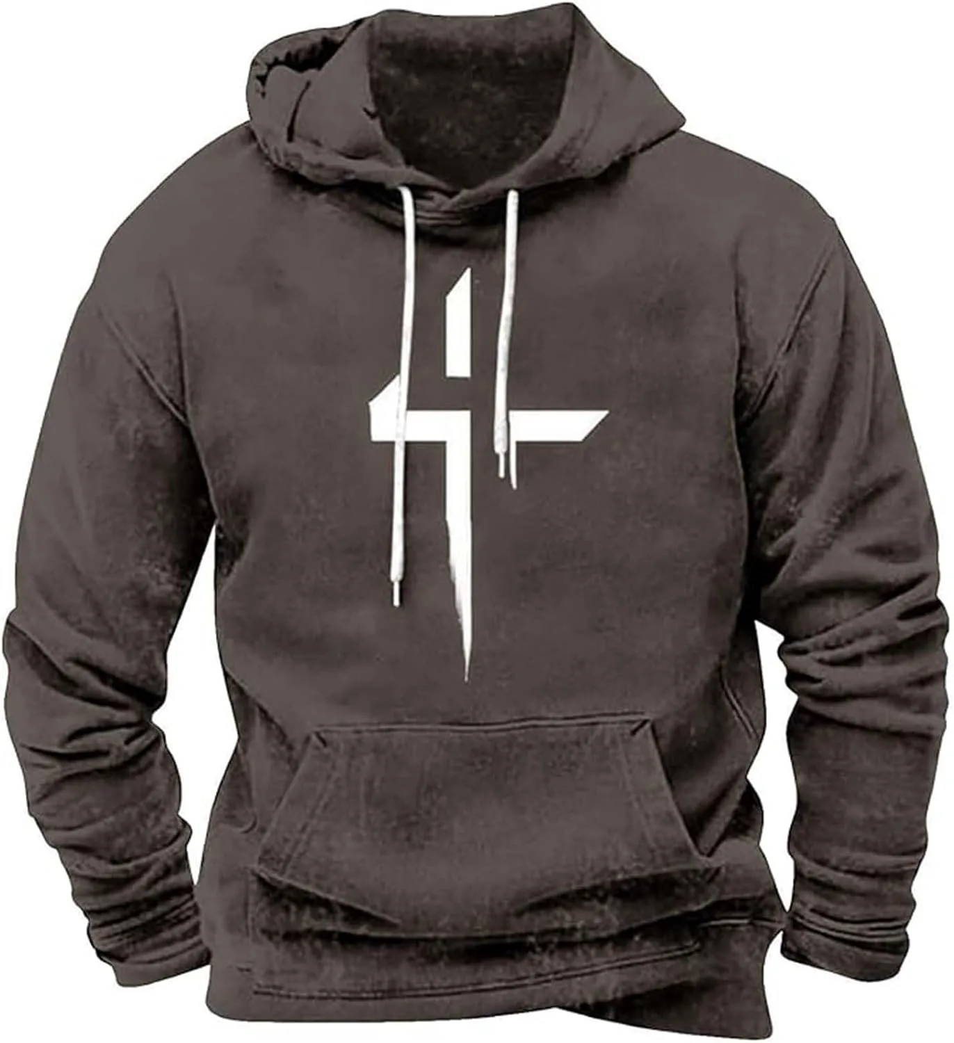

Толстовка с капюшоном Christian Jesus Nail Cross Pullover Hoodie, легкая, с этническим принтом