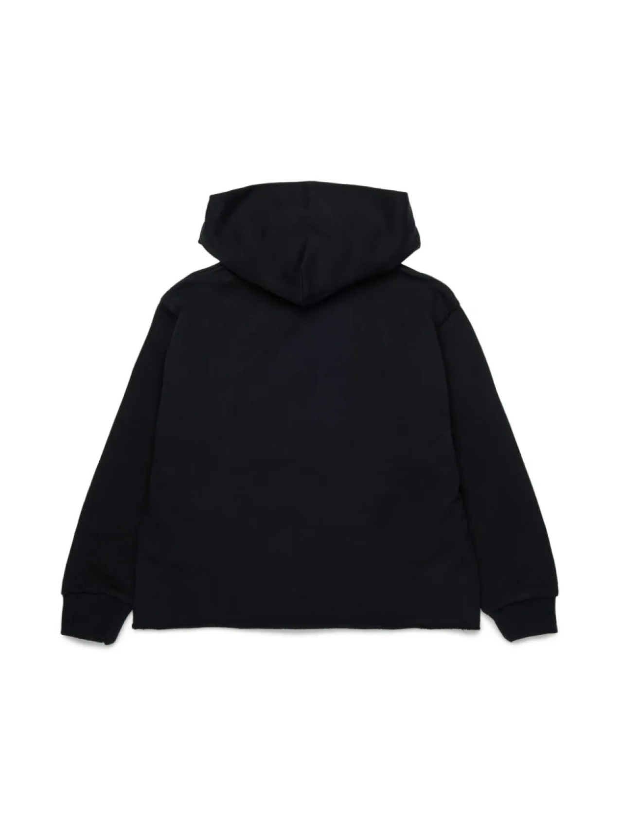 MM6 Maison Margiela Kids хлопковая толстовка с логотипом, черный — фото 2