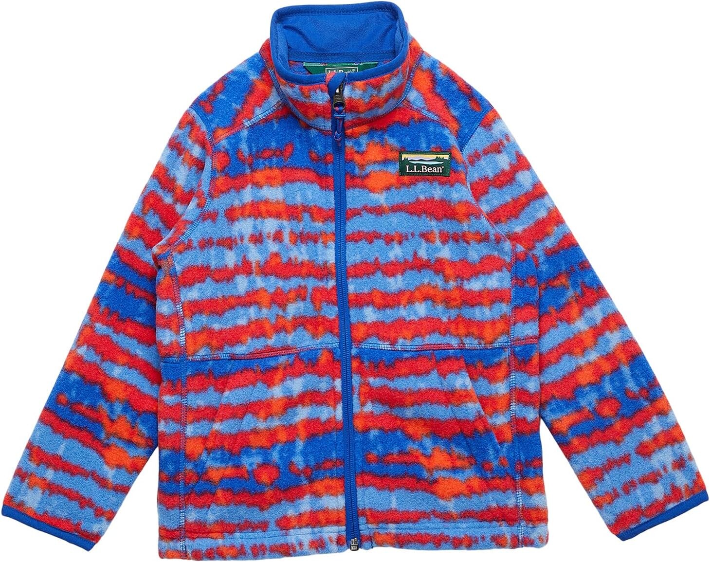 

Куртка L.L.Bean Mountain Classic Fleece Print, цвет Regatta Blue Water Stripe