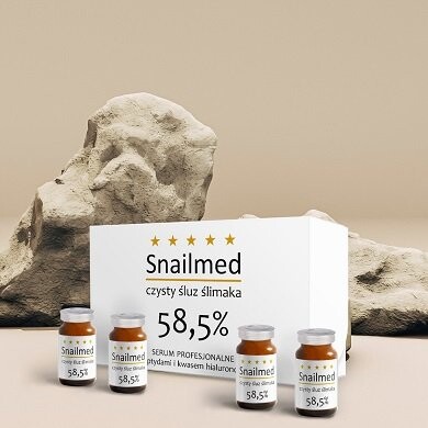 Сыворотка Snailmed — С улиточной слизью и пептидами. Задержка появления признаков старости, 8 мл — фото 3