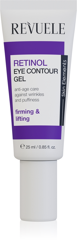 

Гель для контура глаз с ретинолом, увлажняющий гель для кожи вокруг глаз, средство от морщин и темных кругов под глазами Revuele, 25 мл