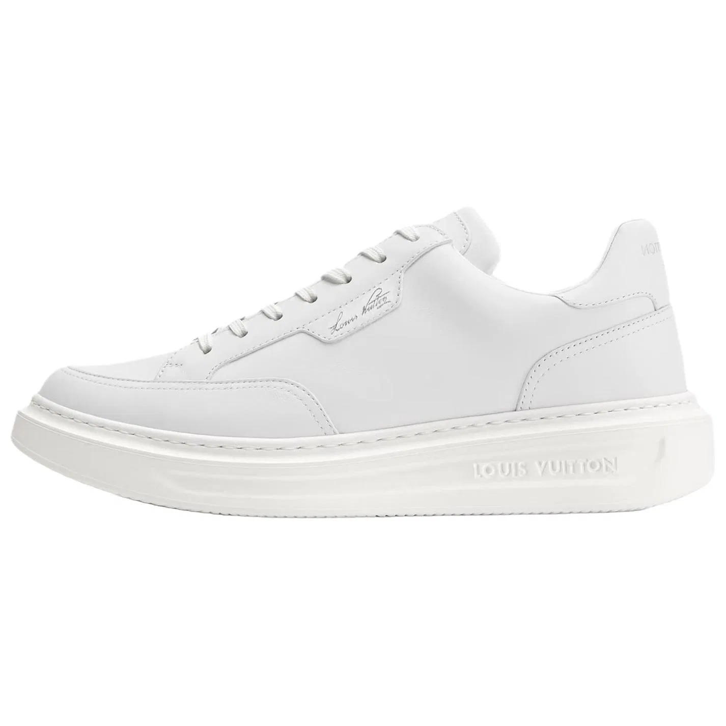 Кроссовки кожаные LOUIS VUITTON Beverly Hills White