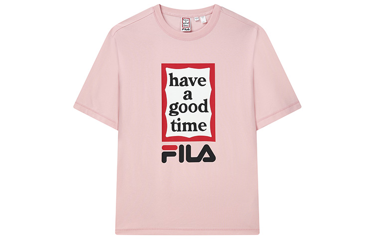 

FILA Футболка унисекс для молодежи "Have A Good Time", розовая