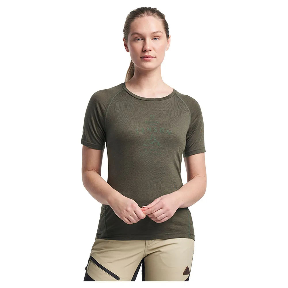 

Футболка с коротким рукавом Tenson Himalaya Merino, зеленый