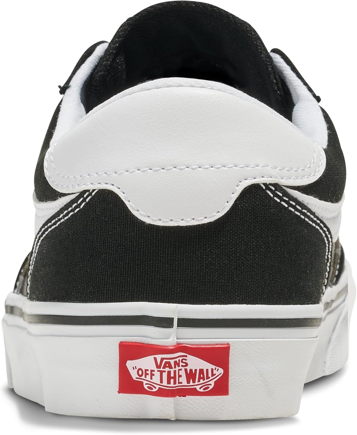 Мужские кеды Vans Brooklyn Ls, Низкие кроссовки для повседневной носки, ходьбы, работы и моды, черный — фото 3