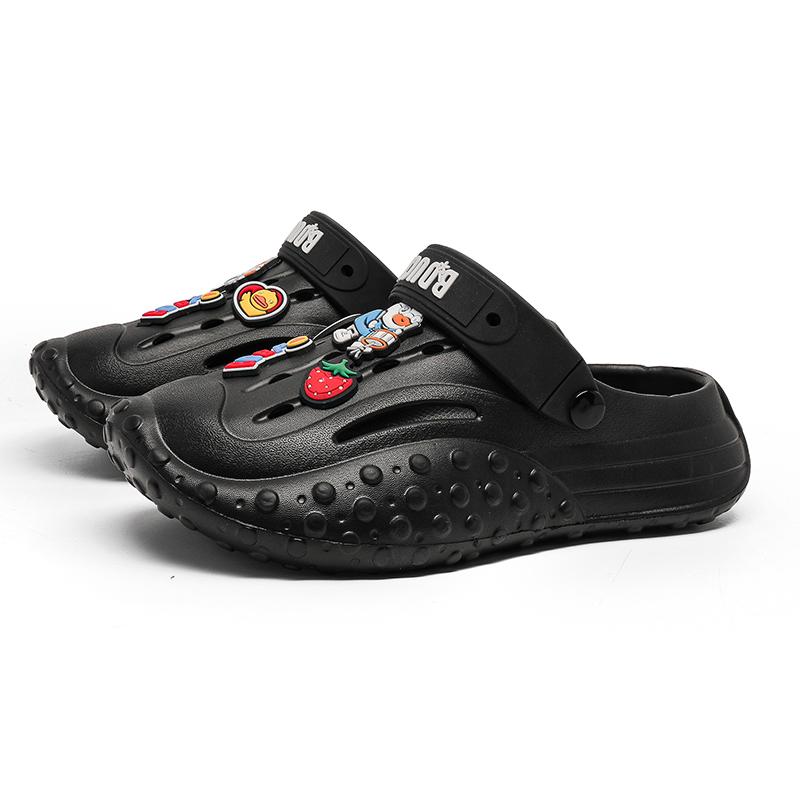 

B.Duck Летняя коллекция Citywalk клоги унисекс черные, цвет Black