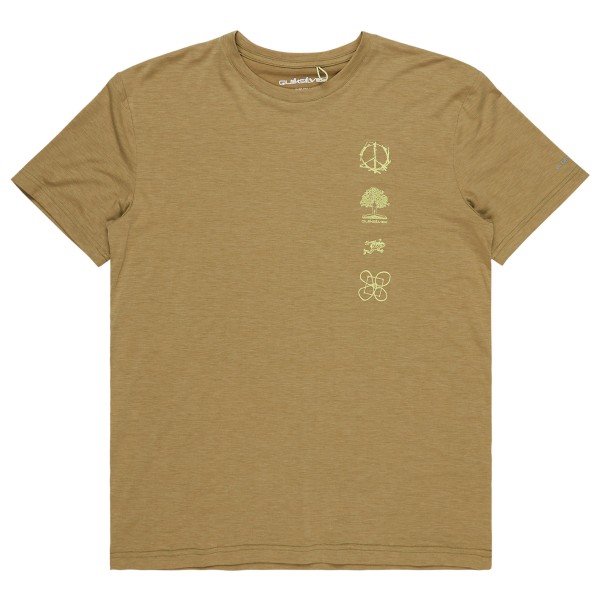 

Coastal run s/s - функциональная рубашка Quiksilver, Aloe Heather