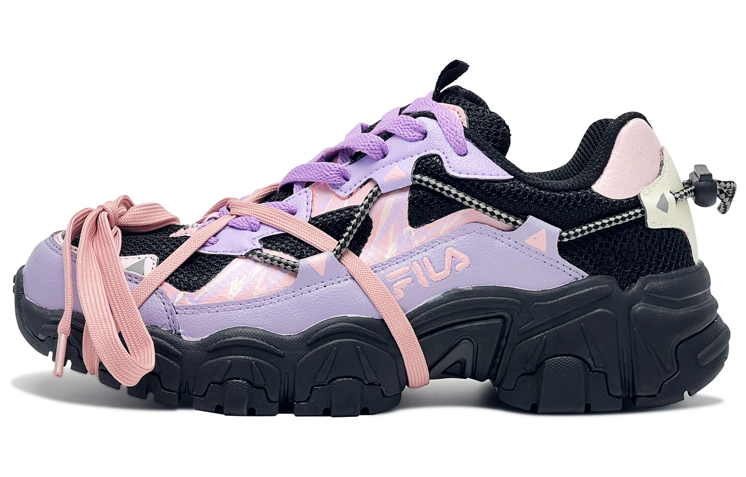 

Кроссовки FILA Cat Claw Lifestyle Shoes Unisex Low-top Black/purple, цвет Light Lavender