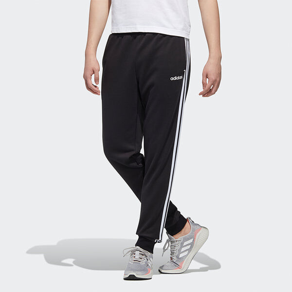 Спортивные штаны adidas neo M Essential 3-Stripes Pants - Black, черный — фото 3