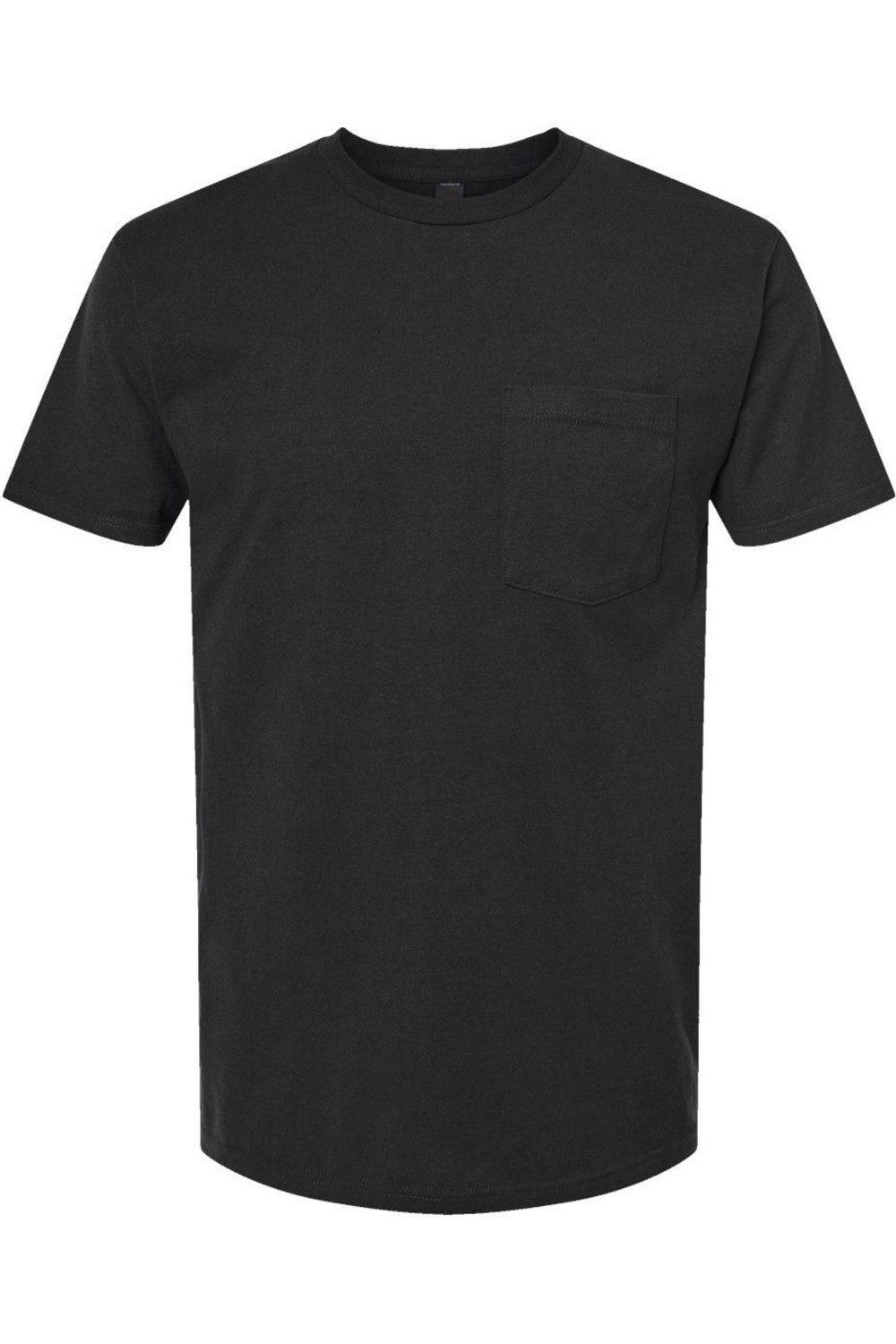 

Футболка унисекс Tultex Heavyweight Pocket, черный