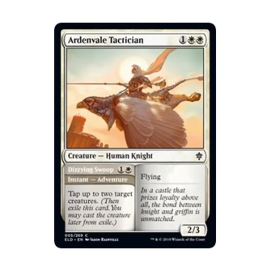 

CCG Тактик Арденвейла // Головокружительный налет (C) (Рольга), MTG - Throne of Eldraine