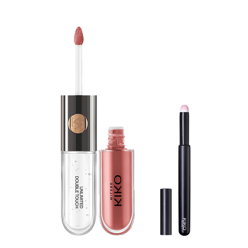 

Двойной аппликатор для губной помады зеркальное покрытие натуральный глянцевый блеск для губ с длительным эффектом 6мл KIKO
