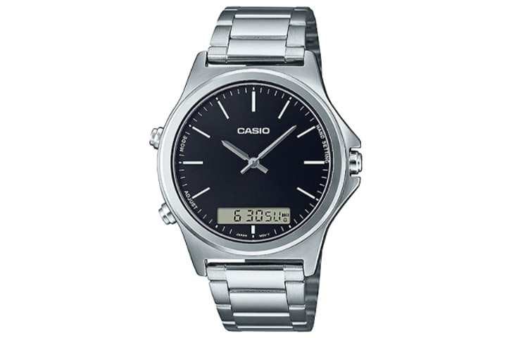 

CASIO Часы Men Standard Series Black Watch MTP-VC01D-1E, Black Dial