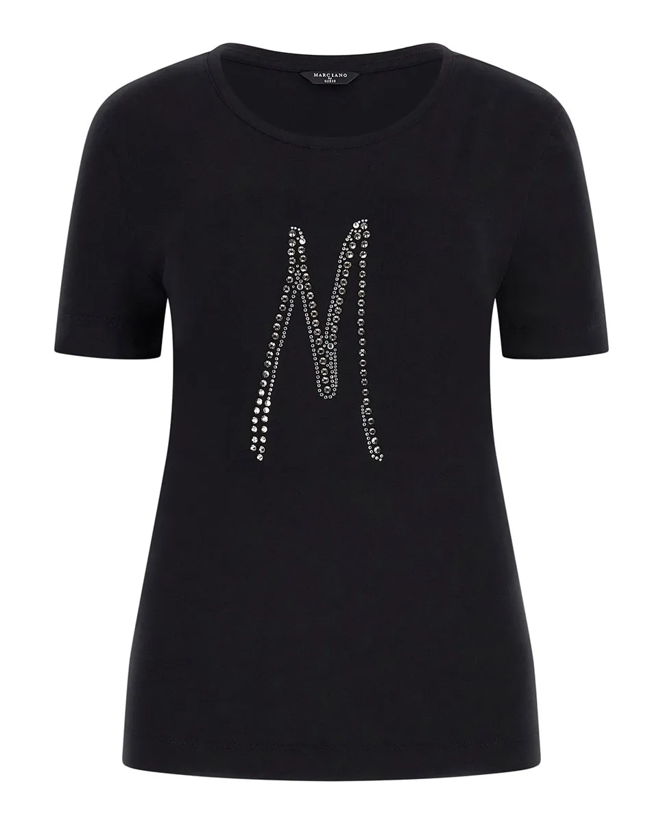 

Женская футболка с коротким рукавом Marciano by Guess, черный