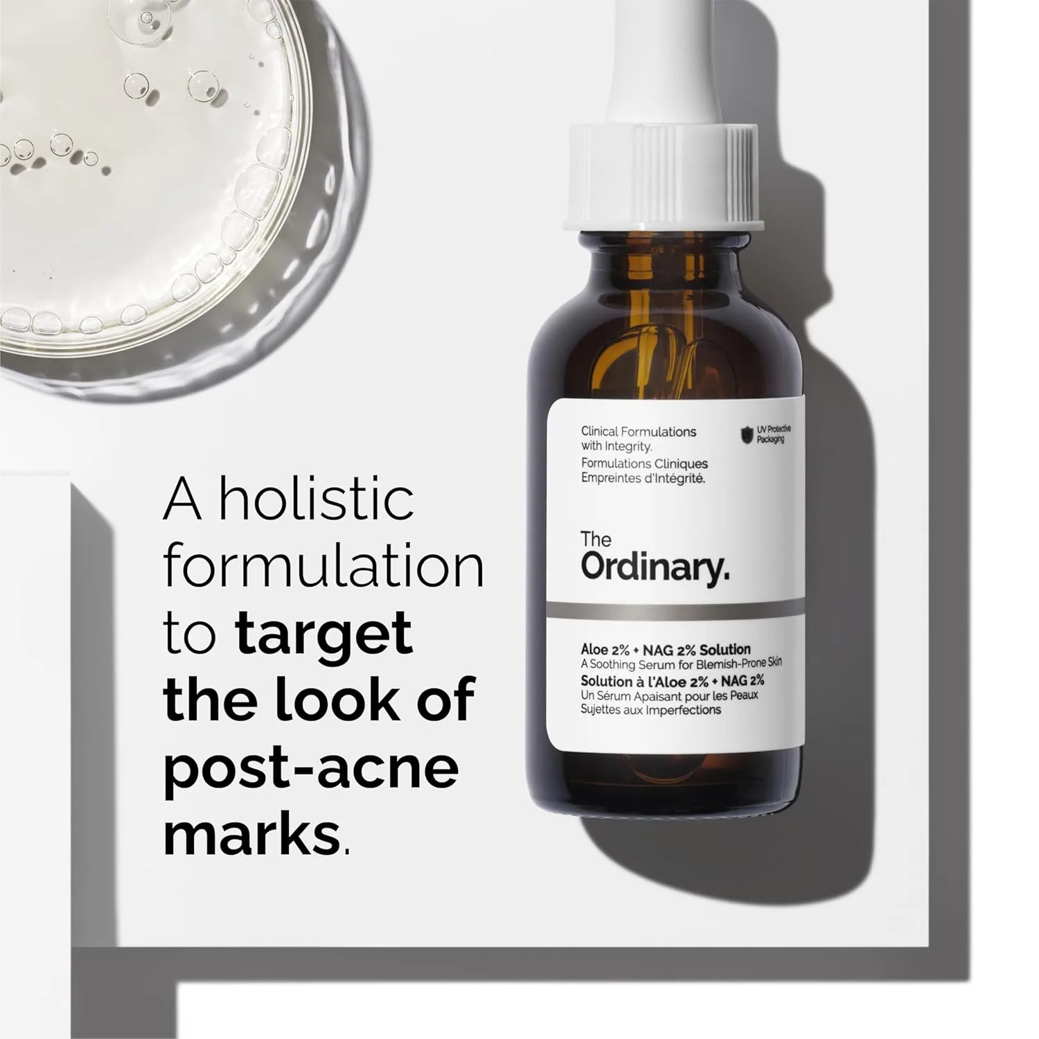 The Ordinary Sensitive Skin Collection, набор для ухода за проблемной кожей, очищающая пенка Glucoside, раствор Aloe 2% + NAG 2%, Niacinamide 10% + Zinc 1%, Natural Moisturizing Factors+Beta Glucan — фото 4