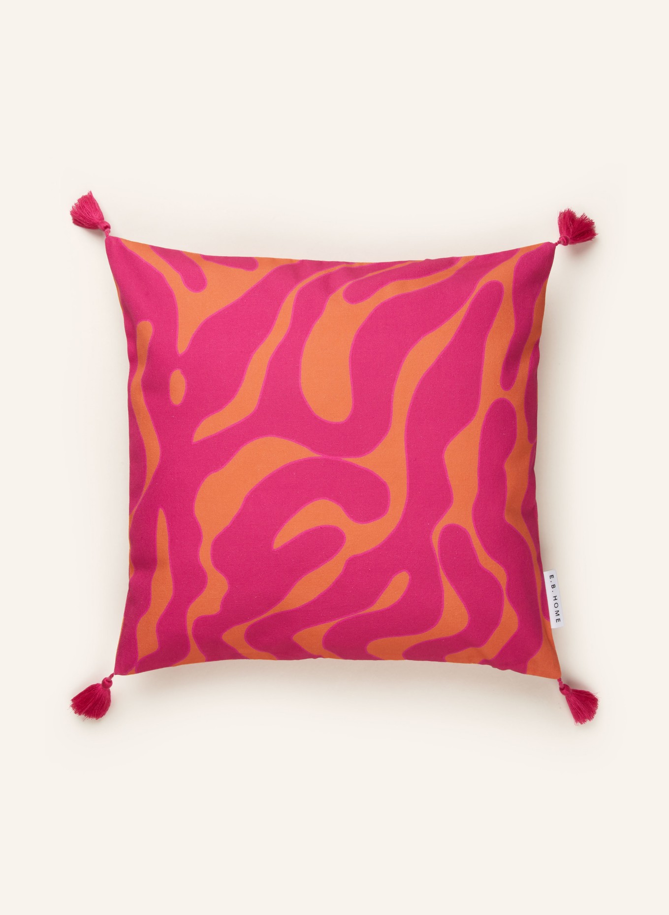 

Декоративная подушка Eb Home, 40x40 см, цвет orange/pink