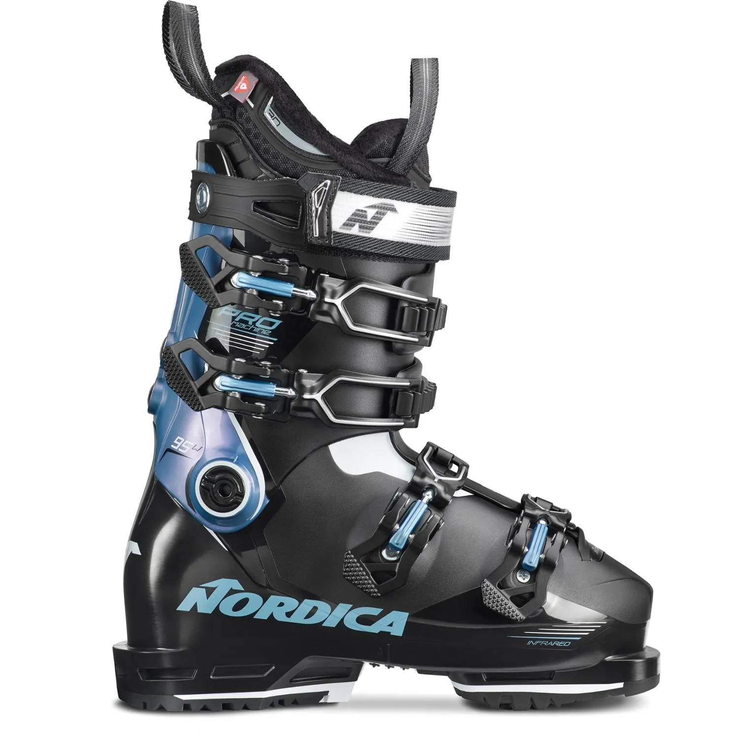 

Promachine 95 W Женские горнолыжные ботинки Nordica, Black/Light Blue/White