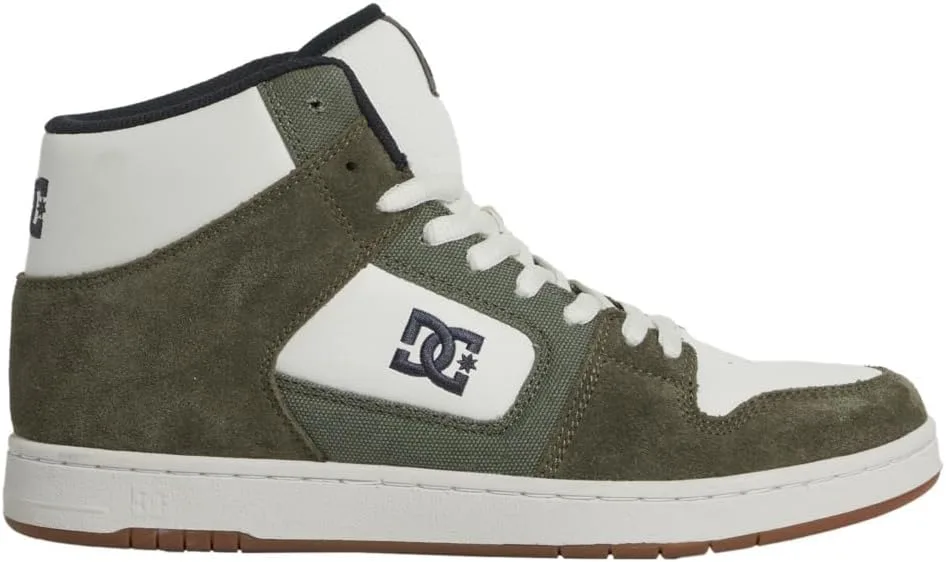 Мужские кроссовки DC Shoes Manteca 4 Hi Trainers, белый/зеленый/серый — фото 2