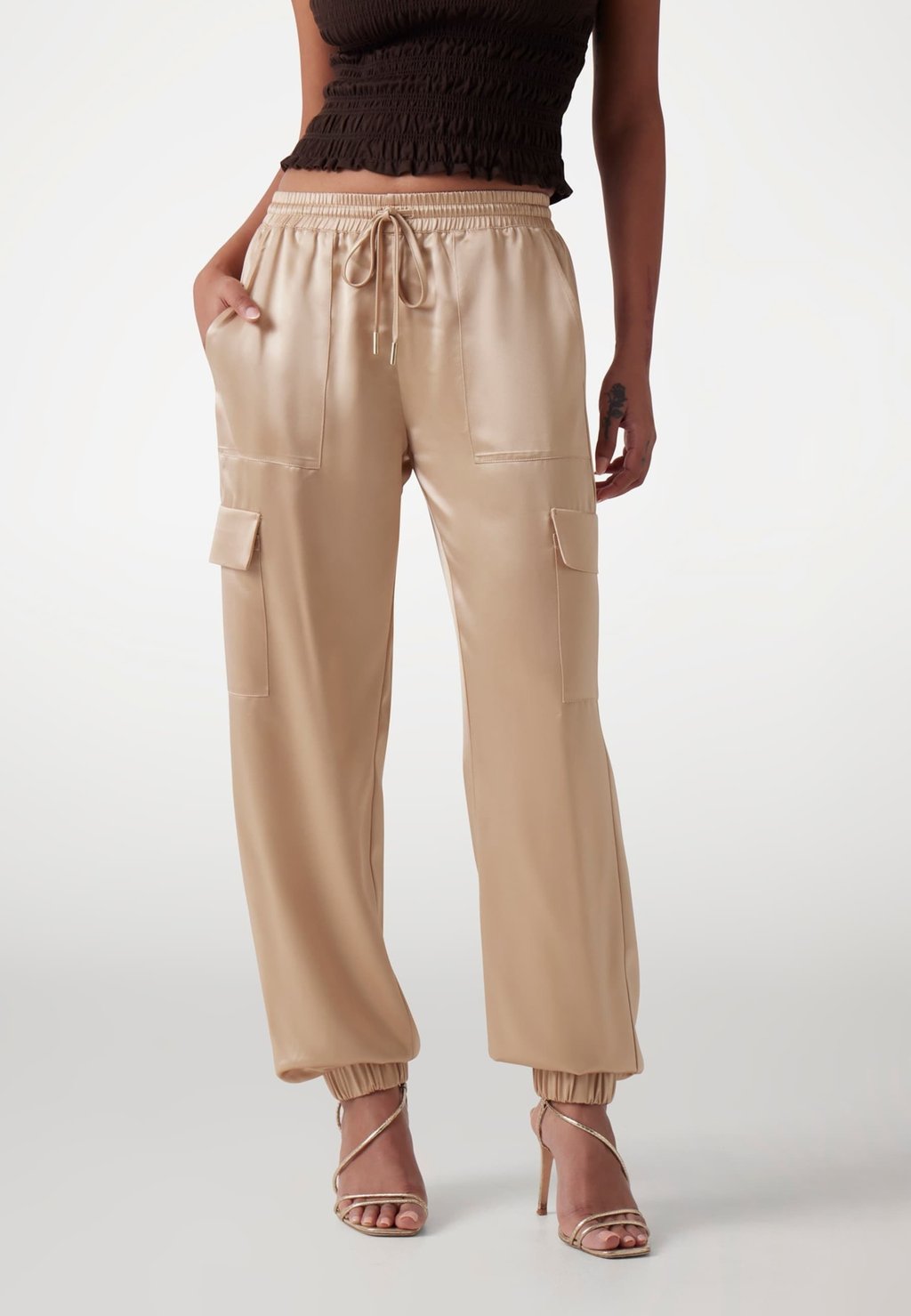 

Брюки карго JOGGER Guess, бежевый