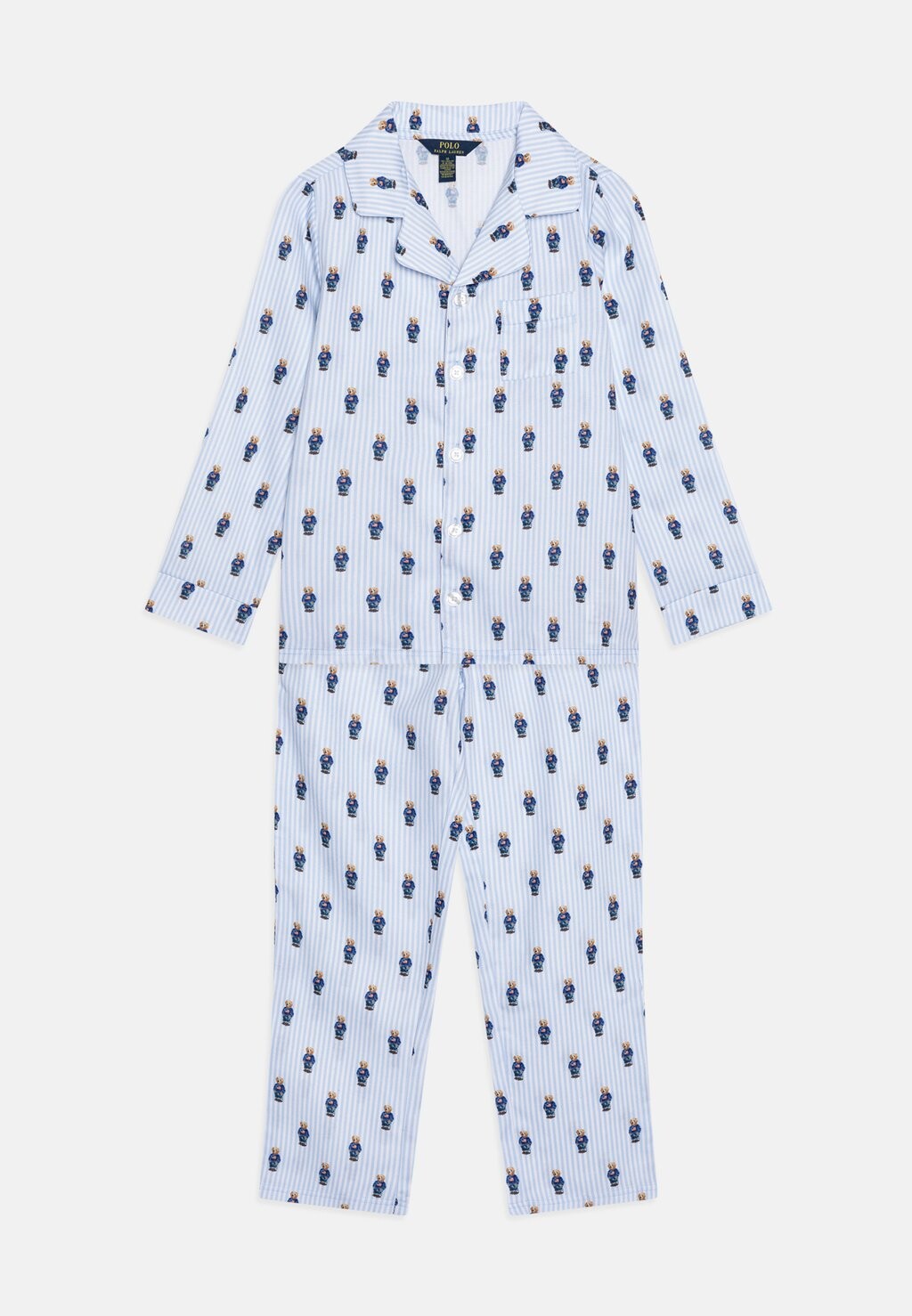 

Пижамы COAT PANT SLEEP Ralph Lauren, светло-голубой
