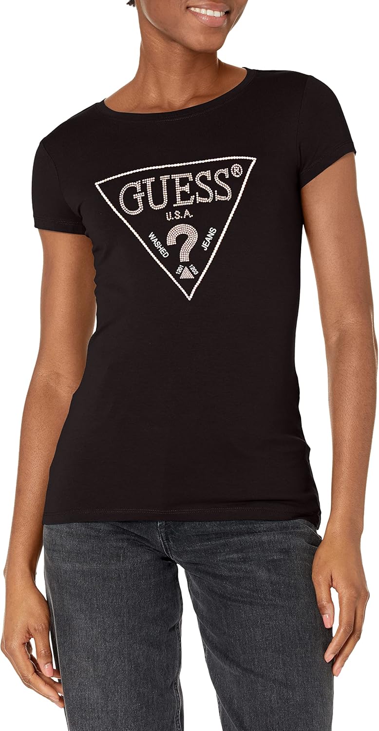 

Футболка Guess с коротким рукавом и логотипом R3, Jet Black, Черный, Футболка Guess с коротким рукавом и логотипом R3, Jet Black