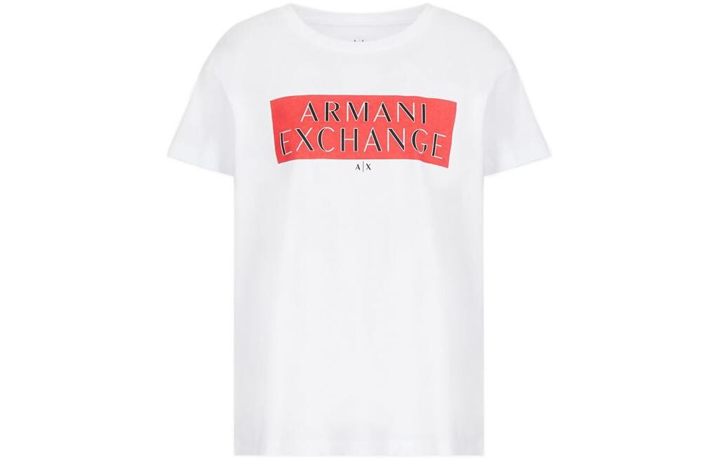 

Футболка женская белая Armani Exchange