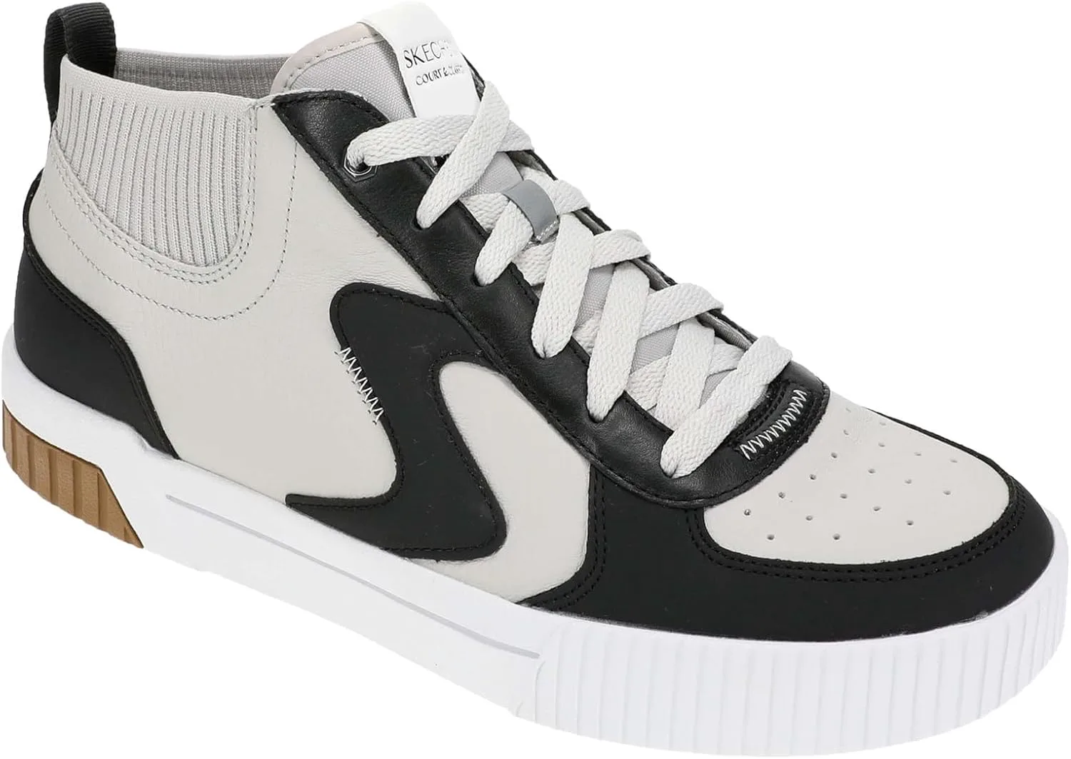 Мужские кроссовки Skechers Court Classics Jade-254046, серый/черный — фото 2