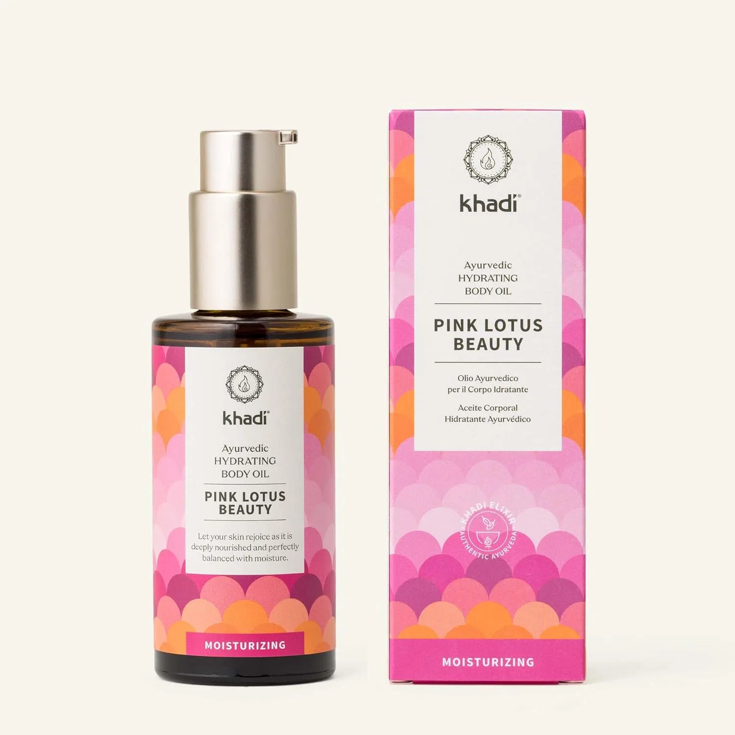 Аюрведическое увлажняющее масло для тела «Pink Lotus Beauty» от khadi Khadi — фото 2