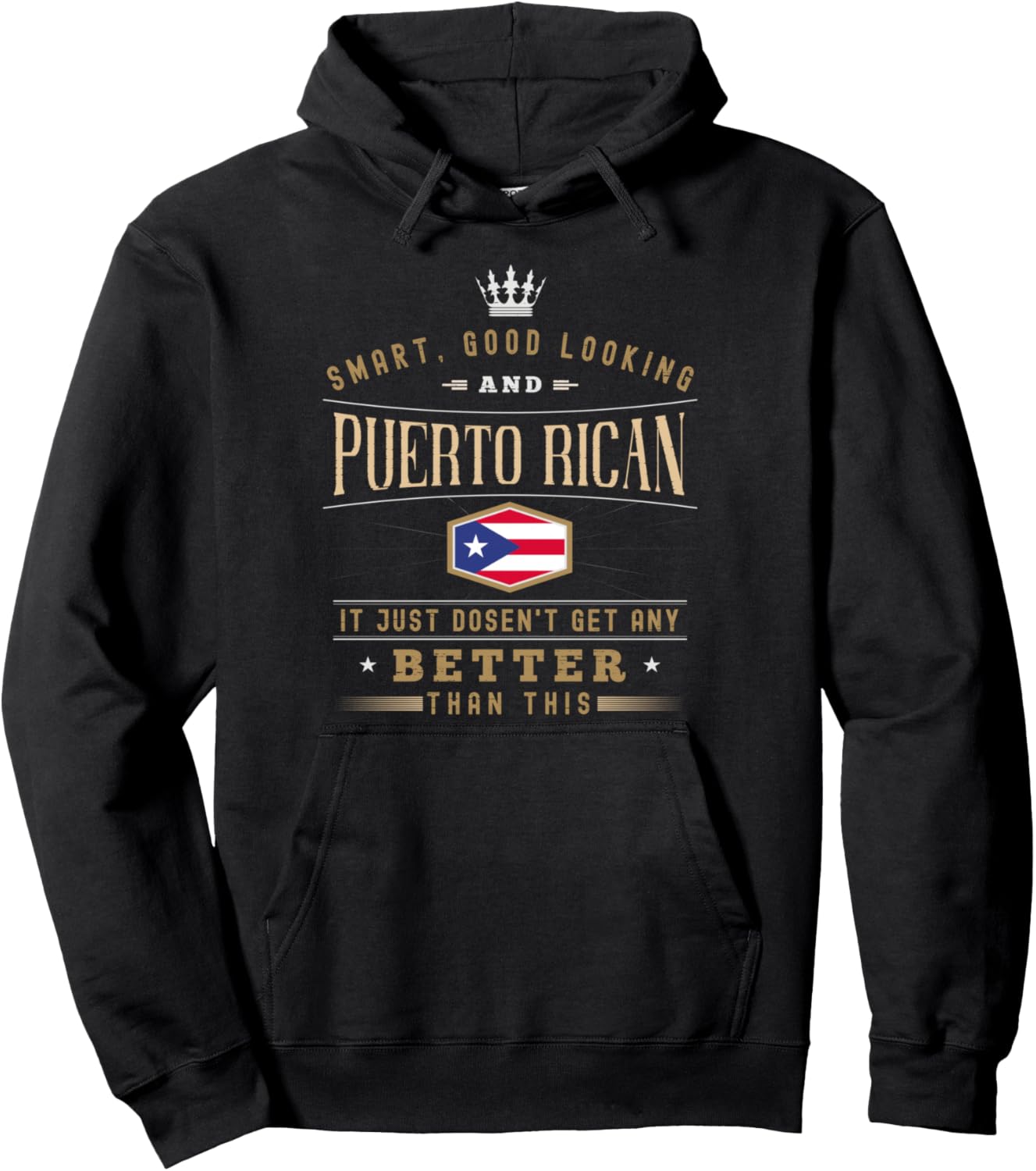 

Худи унисекс с дизайном Пуэрто-Рико 99 Gifts - Gifts And Souvenirs For Puerto Ricans, черный