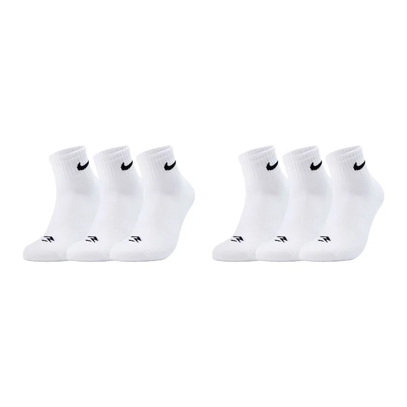 Носки Nike 3Brand Socks Combo Set для подростков, ярко-белые, 6 пар