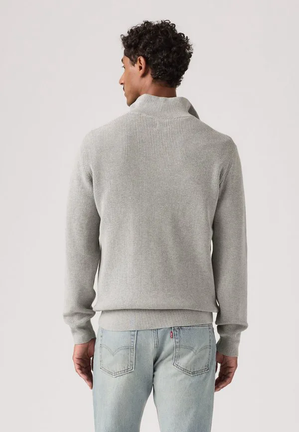 Свитер с застежкой-молнией на четверть длины Levi'S, Mid Tone Grey Heather — фото 3