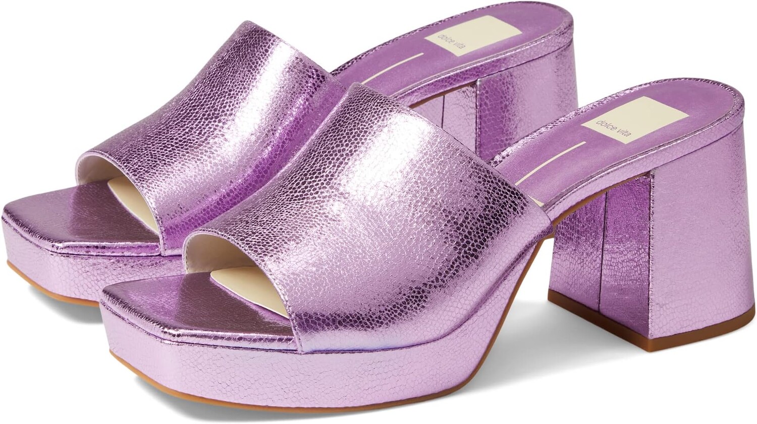 

Босоножки Marsha Dolce Vita, цвет Electric Violet Crackled Stella