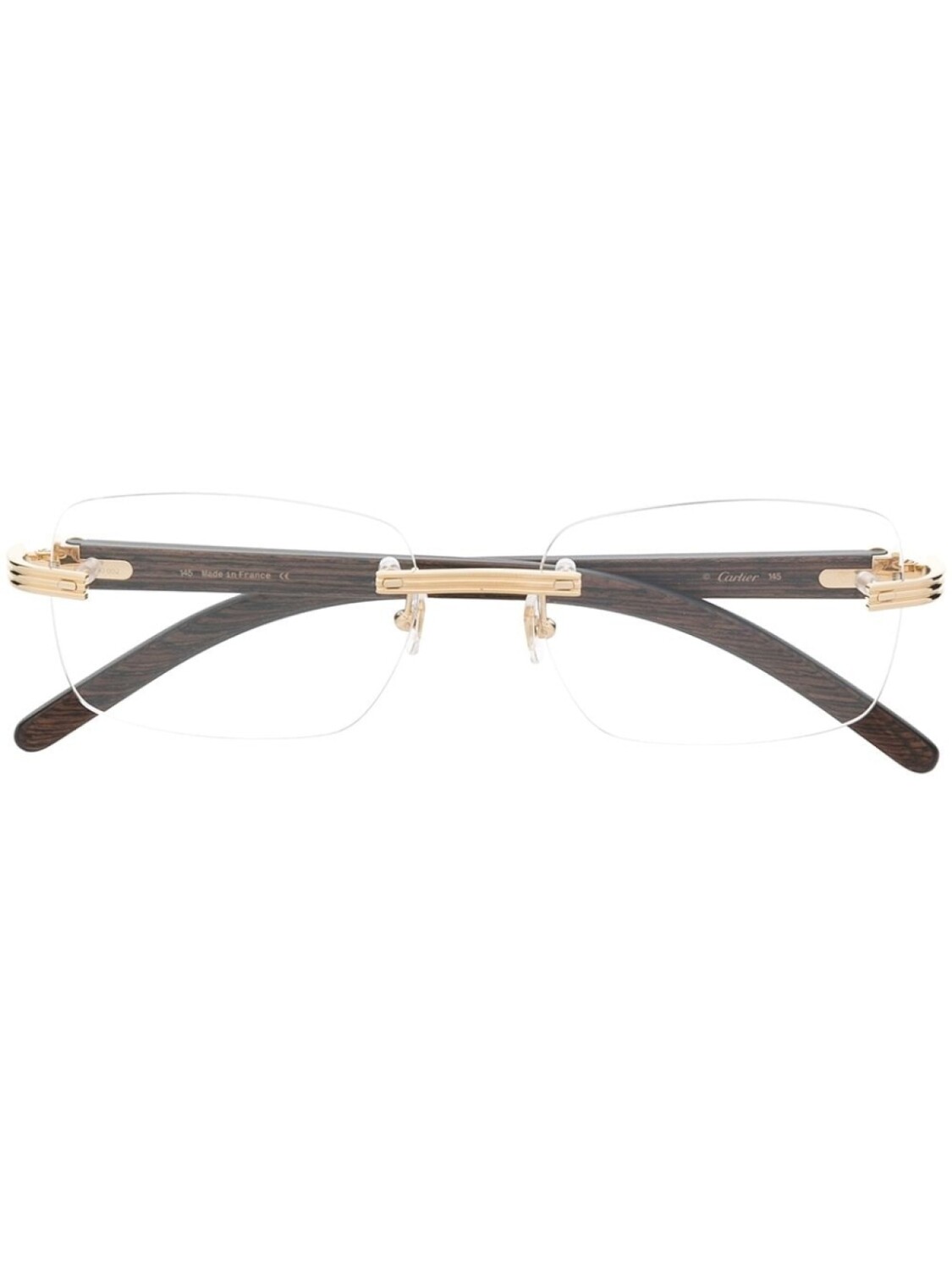 

Cartier Eyewear солнцезащитные очки C de Cartier, коричневый