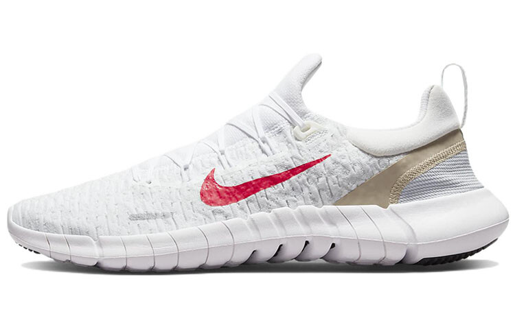 

Nike Free Run 5.0 Next Nature Белая Сирена Красный Sanddrift