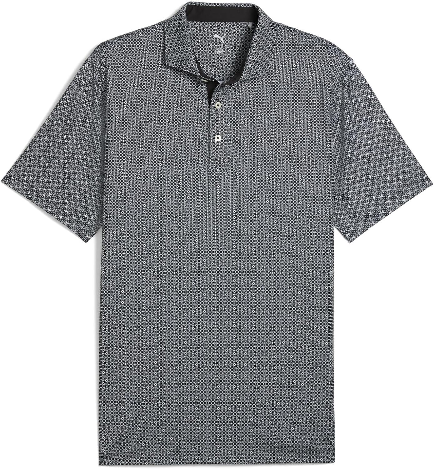 

Футболка-поло PUMA Golf MATTR TILE 63198905, белый/черный