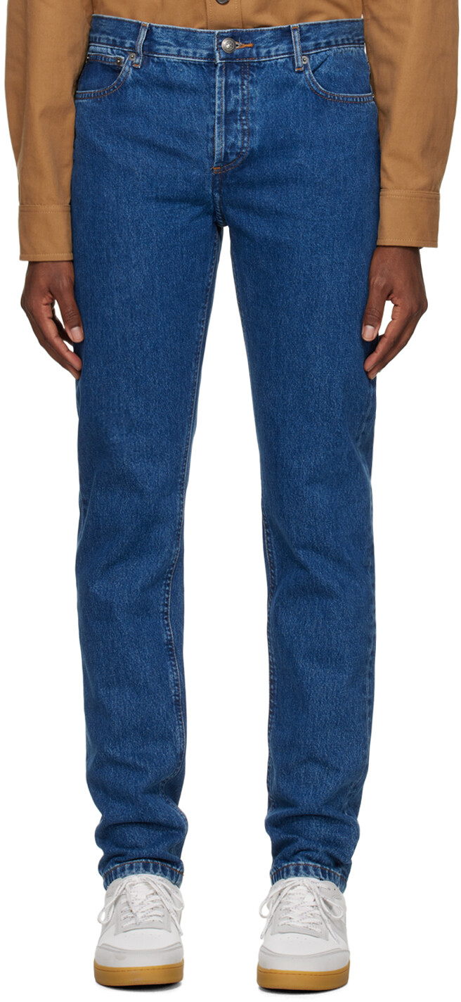 

Джинсы Indigo Petit New Standard Потертый Цвет индиго Потертый A.P.C.