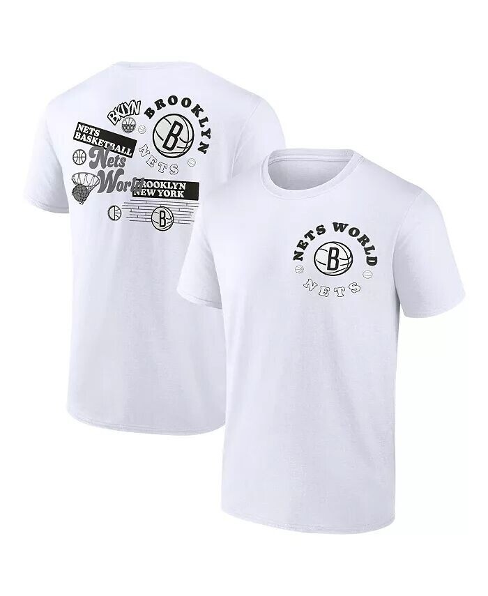 

Мужская белая футболка Brooklyn Nets Street Collective Fanatics