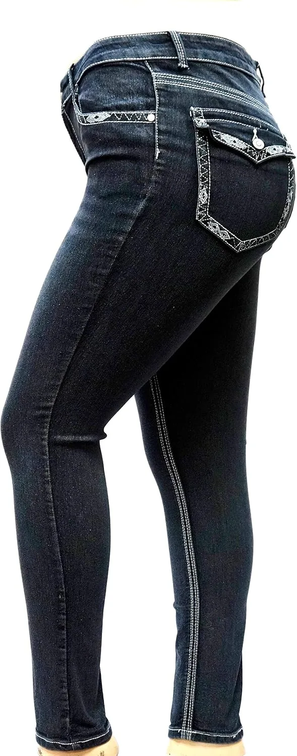 

L’square/Jack David/Be By Hailey Dark Blue Women's Plus Size Denim Jeans Stretch Bootcut/Skinny Pants L’square jeans