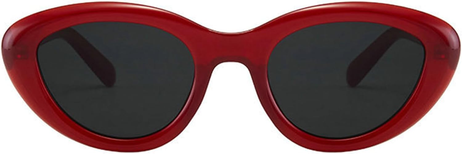 

Винтажные женские солнцезащитные очки «кошачий глаз» Willochra, винтажные маленькие модные солнцезащитные очки для мужчин, овальные очки для активного отдыха, защита от ультрафиолета UV400, C6