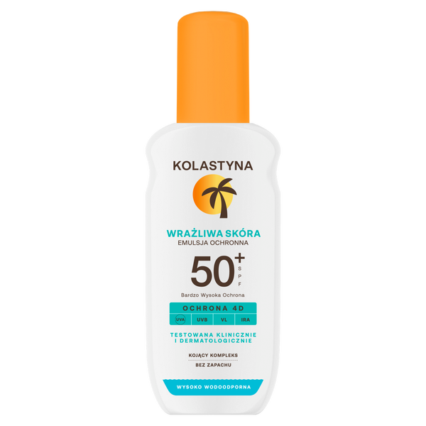 

Солнцезащитная эмульсия-спрей с SPF50+, 150 мл Kolastyna Skóra wrażliwa