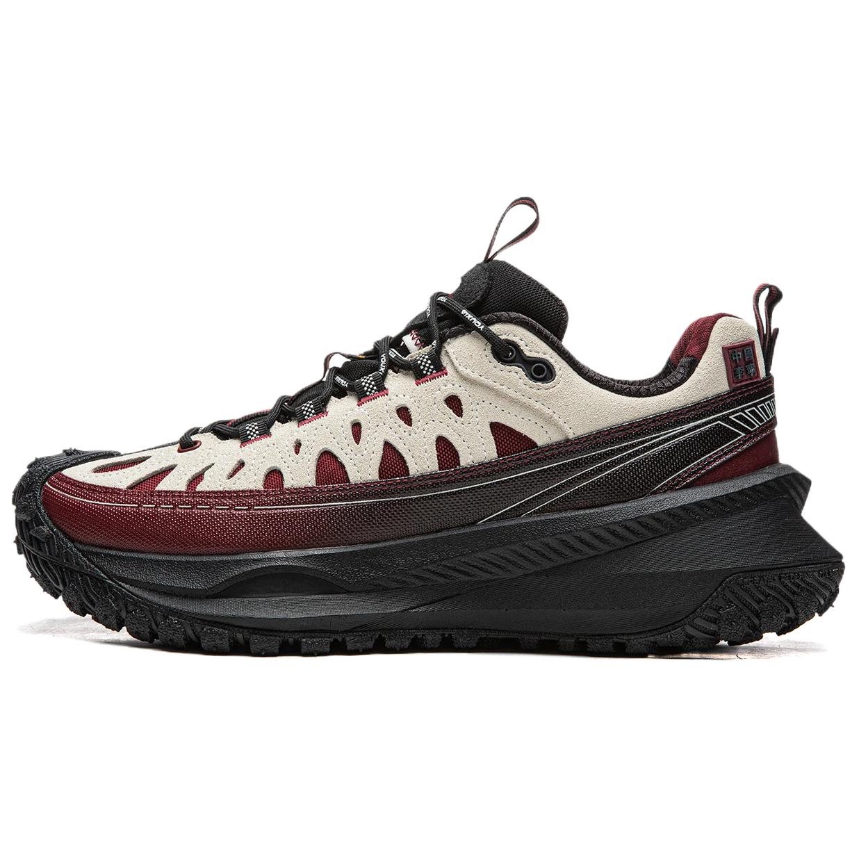 

Li-Ning Li Ning Ranger CRC из синтетической кожи, сплит-кожи, износостойкие и водонепроницаемые низкие кеды Unisex