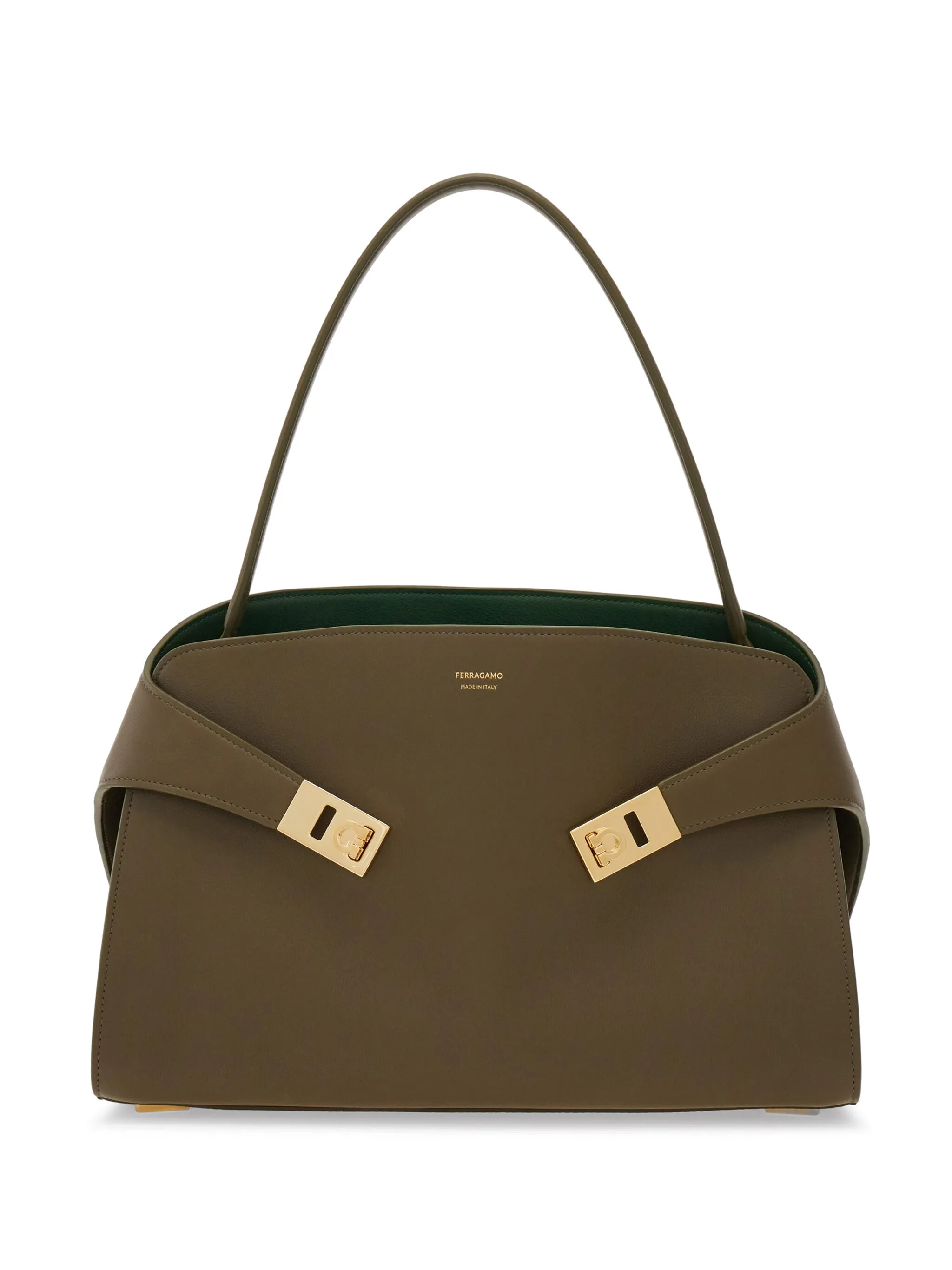 

Маленькая сумка на плечо Hug Soft Ferragamo, зеленый
