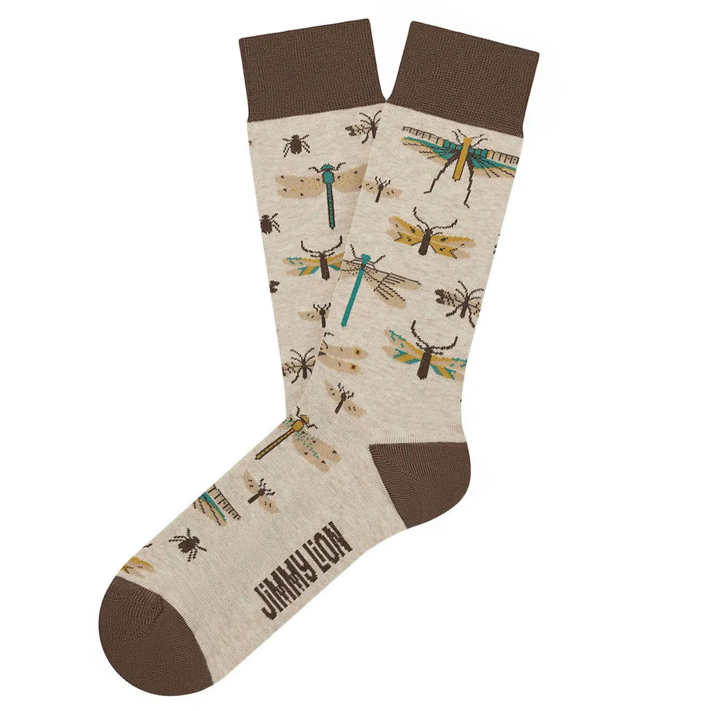 

Носки Jimmy Lion Insects crew, бежевый