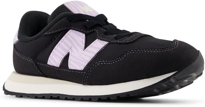 Детские кроссовки New Balance 237 V1 Bungee, черный/сиреневый — фото 4