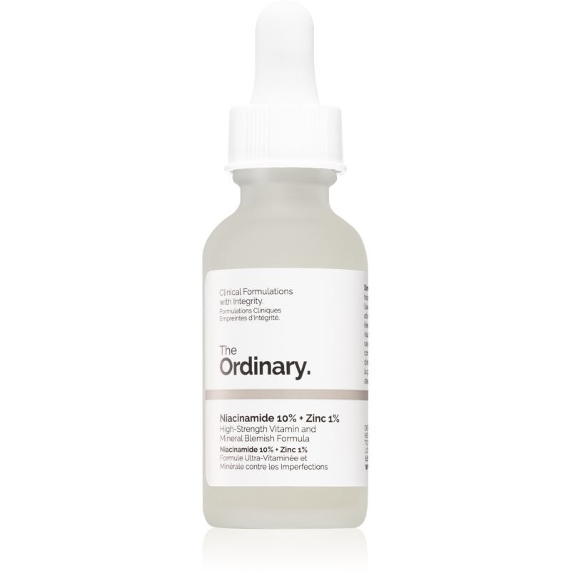 

The Ordinary Ниацинамид 10% + Цинк 1% осветляющая сыворотка для лица 30 мл