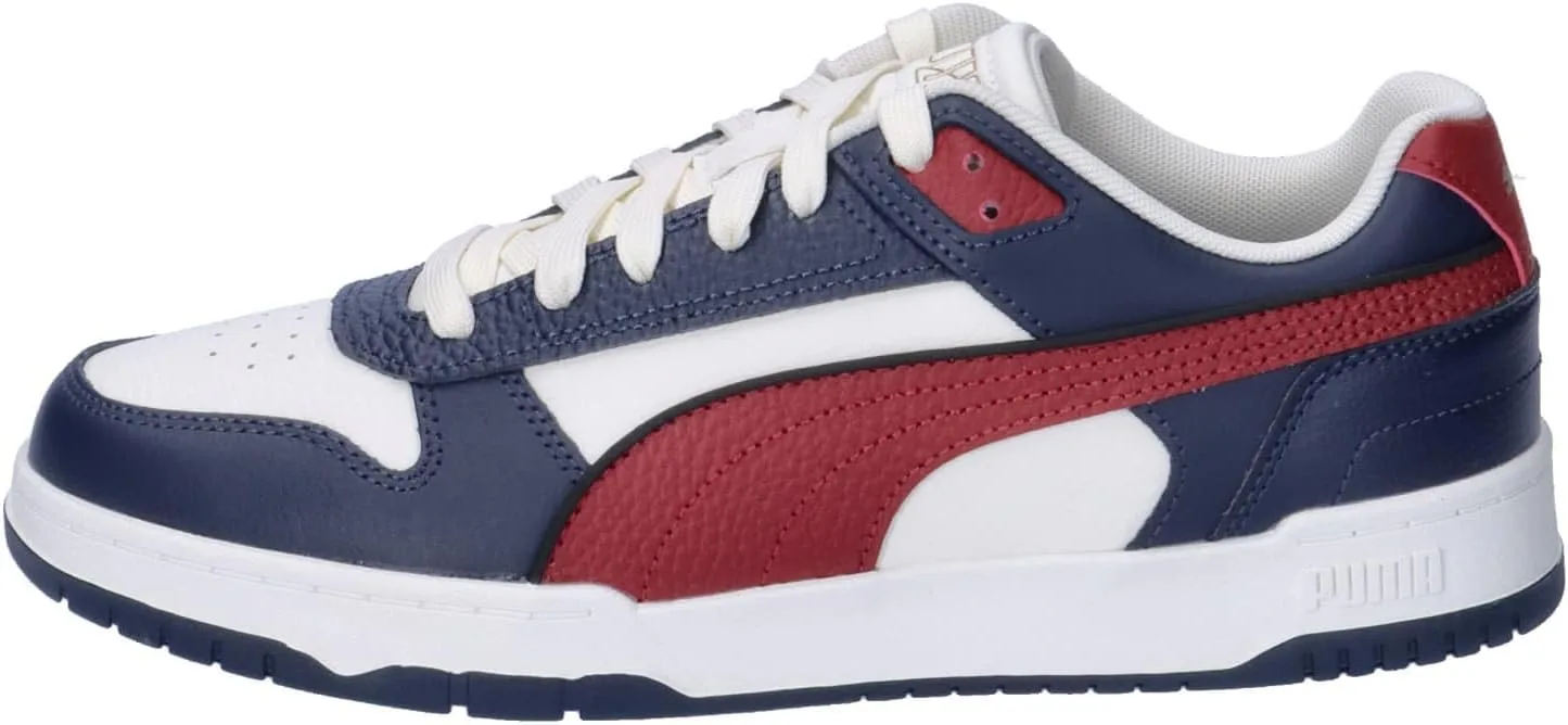 Кроссовки RBD Game Low Track Shoe Puma, белый/красный — фото 2