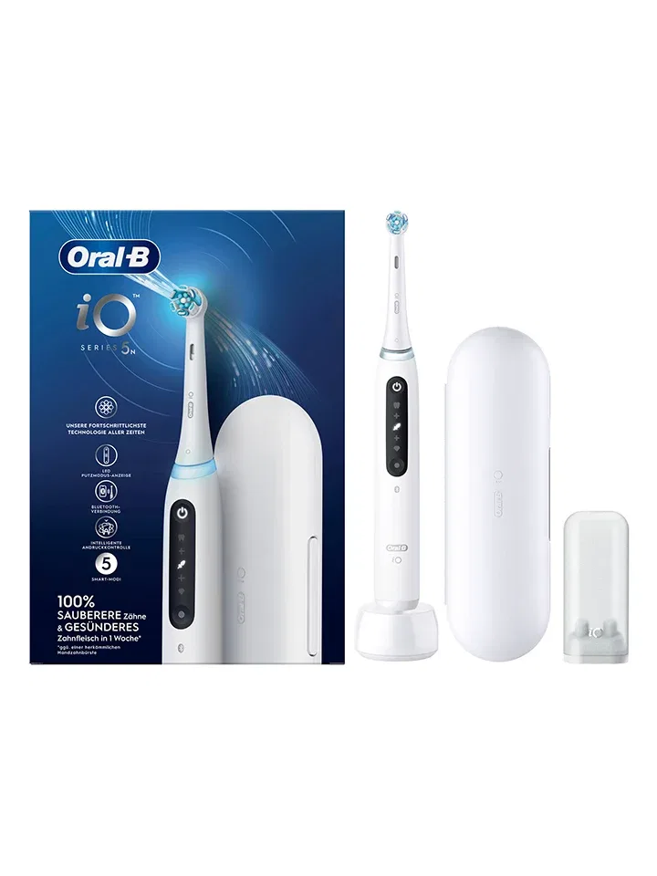 Электрическая зубная щетка iO Series 5 Oral-B белый — фото 3