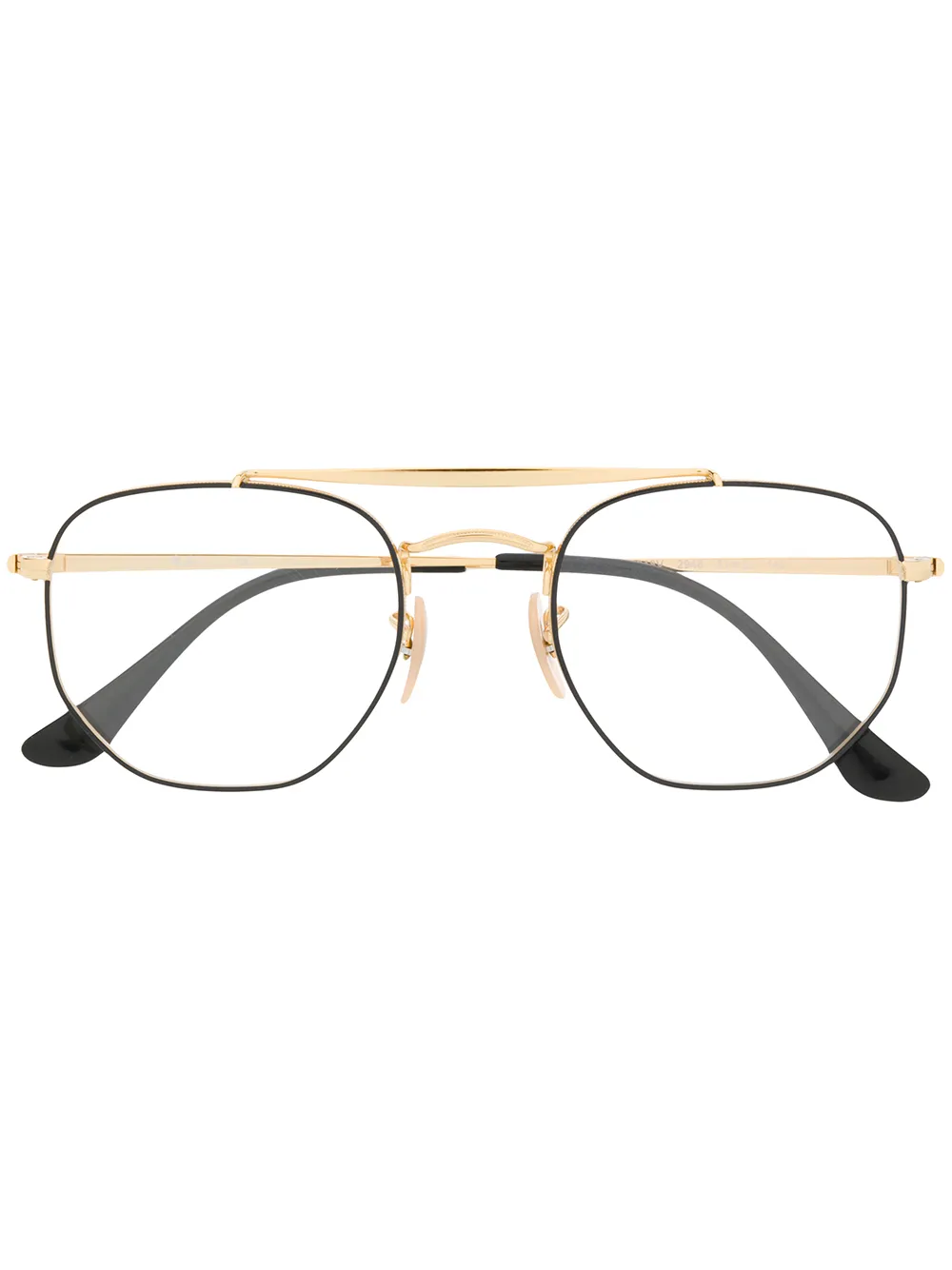 

Солнцезащитные очки в массивной оправе Ray-Ban, золотой