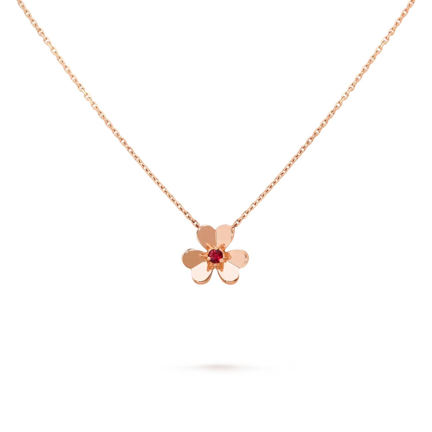 

Кулон Van Cleef & Arpels Frivole, мини модель, 18-ct розовое золото, рубин